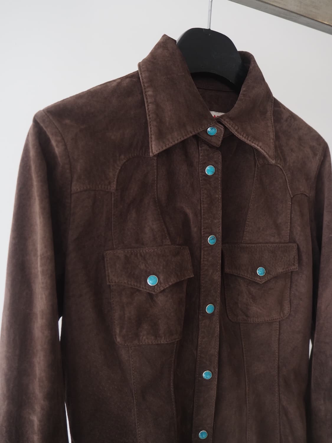 RACY RADIANT suede western shirt  상품이미지2