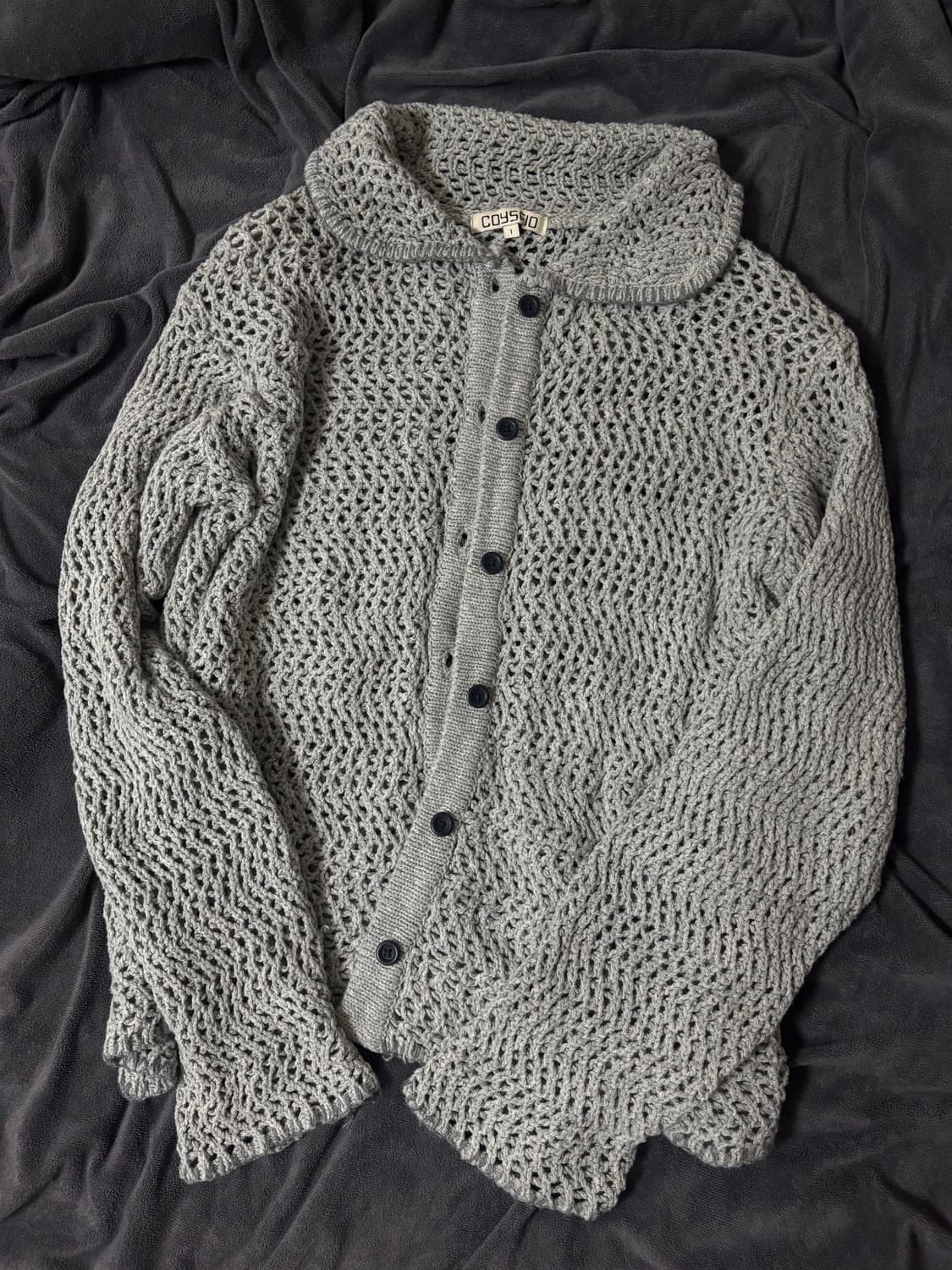 Coyseio NET KNIT CARDIGAN GREY size1 상품이미지8