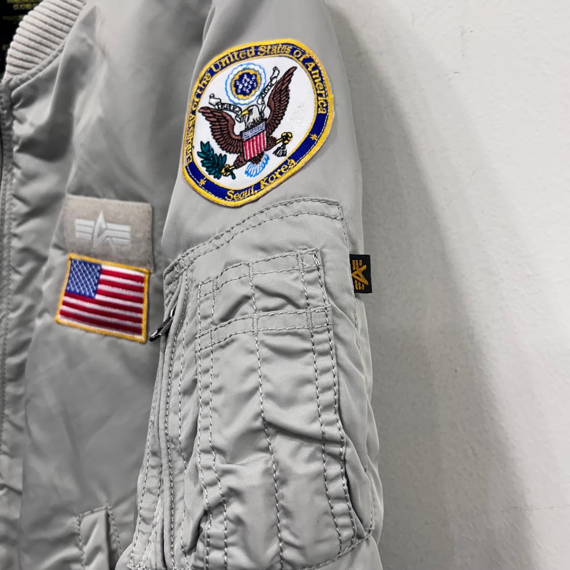 알파인더스트리 아메리칸 패치 ma-1 항공점퍼 상품이미지4