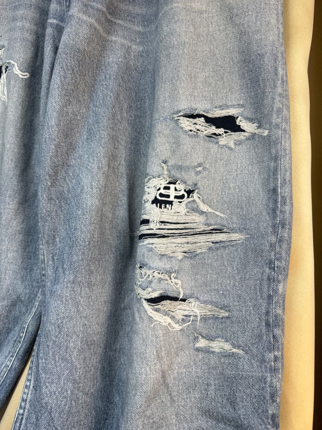 (S) 발렌시아가 가드로브 트롱프뢰유 팬츠 상품이미지2