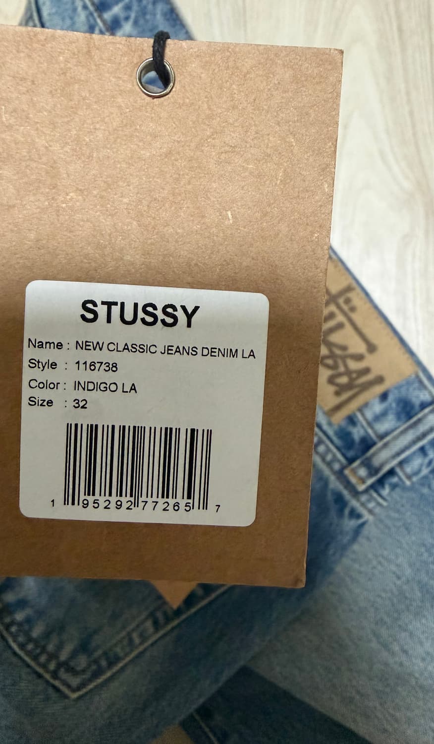 스투시 뉴 클래식 데님 진 인디고 LA (32) 새상품 상품이미지5