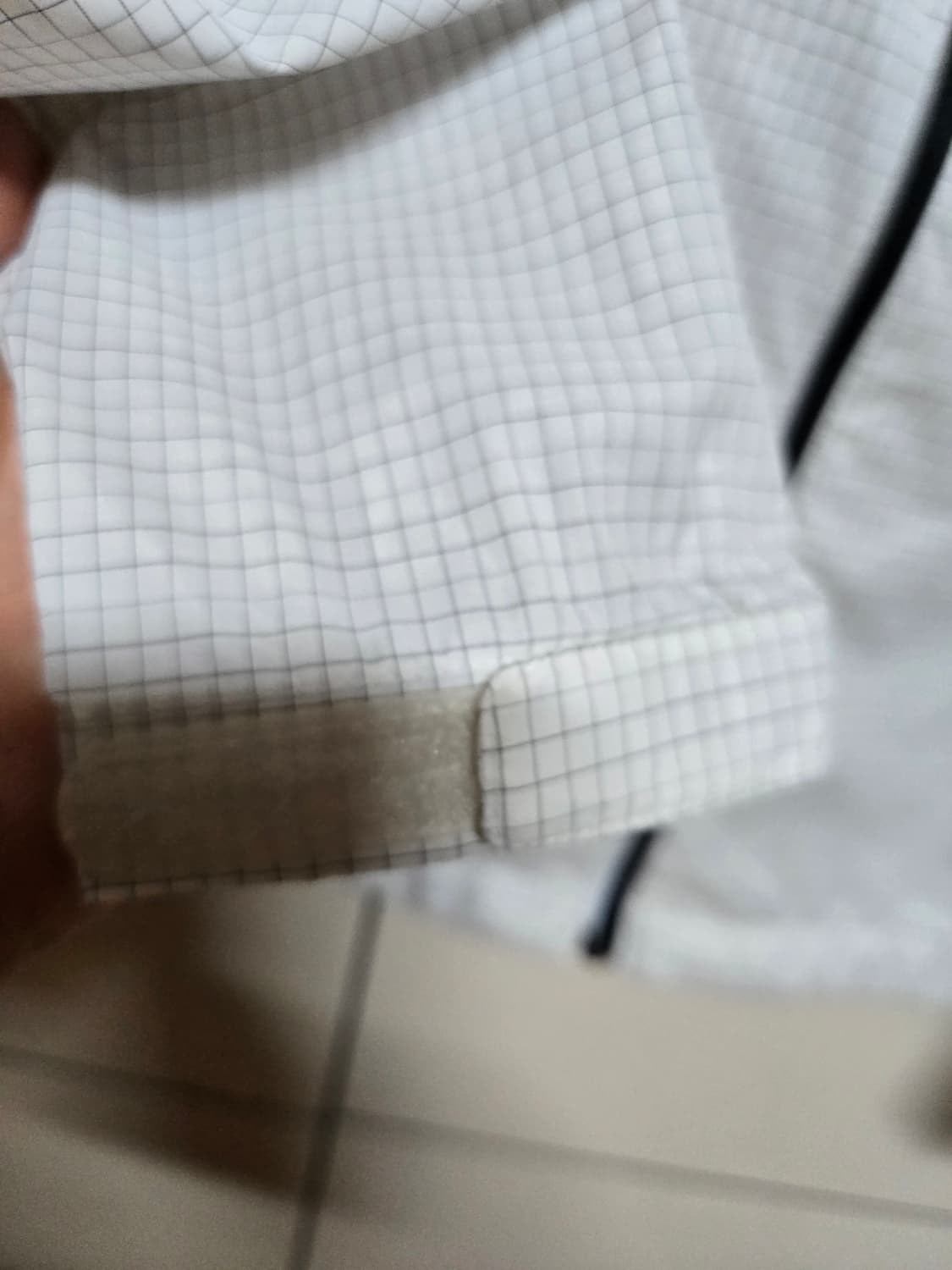 노스페이스 남성 체크패턴 경량 바람막이 점퍼(100사이즈) 상품이미지4