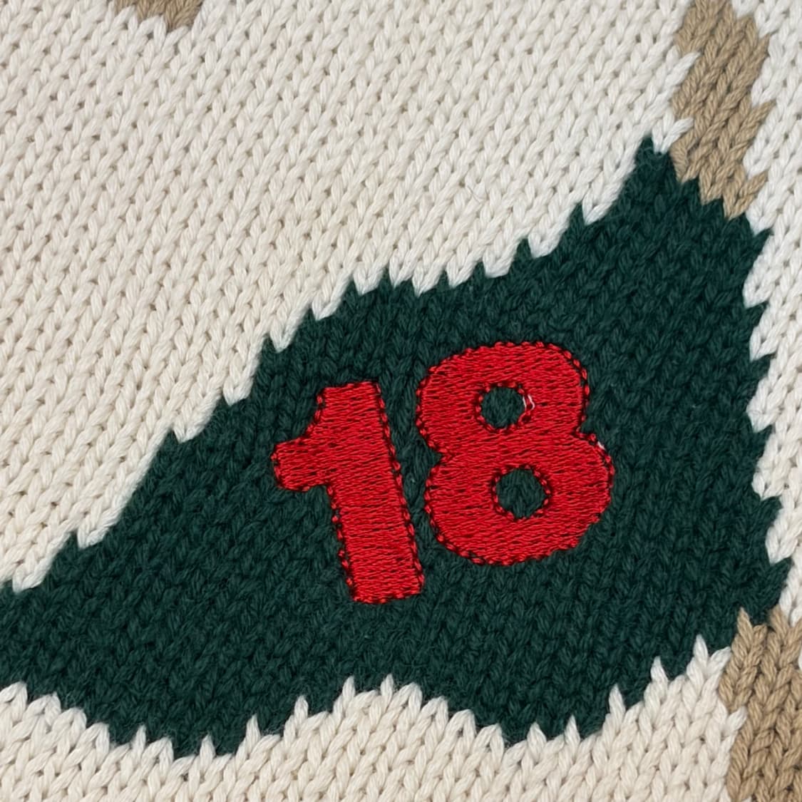 새상품급 90s USA 빈티지 존에쉬포드 골프 헤비코튼 니트 상품이미지5