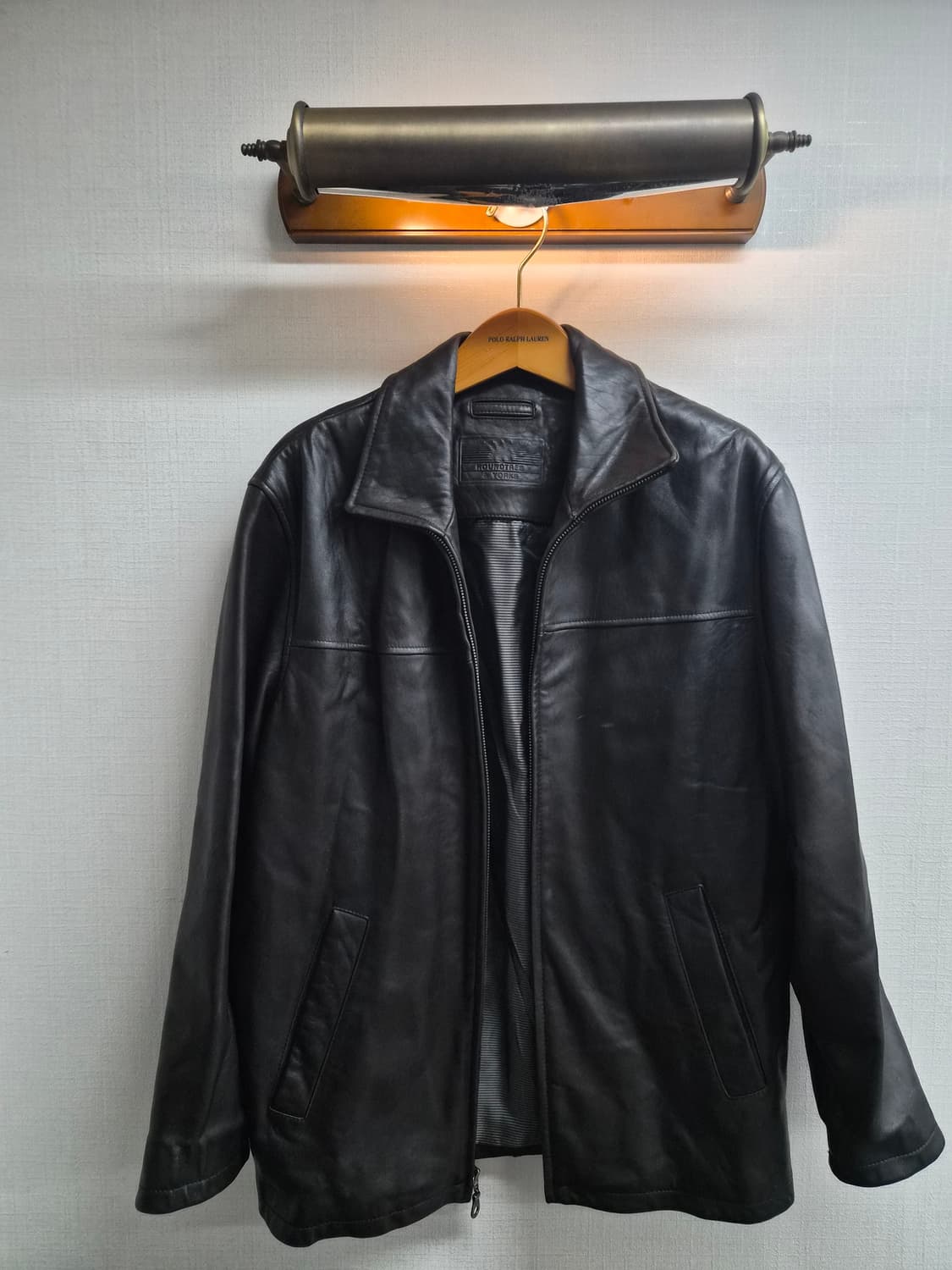 M) 라운드트리 램스킨 레더 자켓 팝니다 상품이미지2