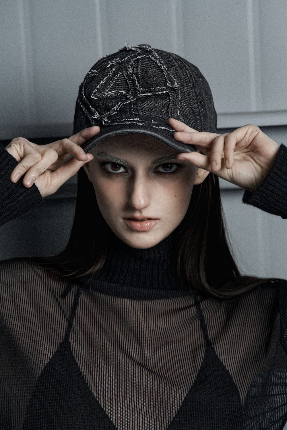 covett 코베트 데님 프레이 캡 블랙 상품이미지2