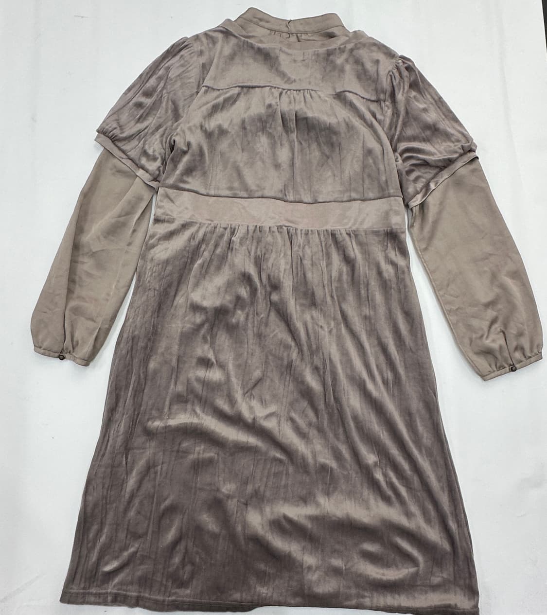 ♠️쇼콜라의 마계 브라운 원피스코디 세트♣️ 블라우스 라떼갸루 레이어드  상품이미지4