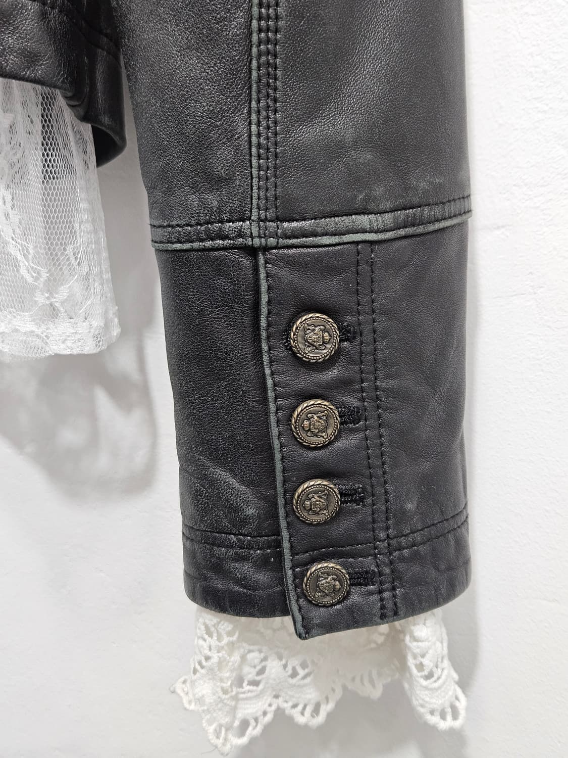 후드 탈부착 양가죽 자켓 상품이미지9