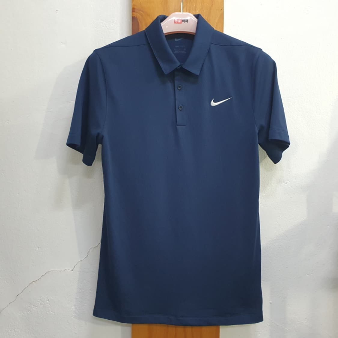 나이키 DRI-FIT 곤색 반팔 골프티(90) 상품이미지1