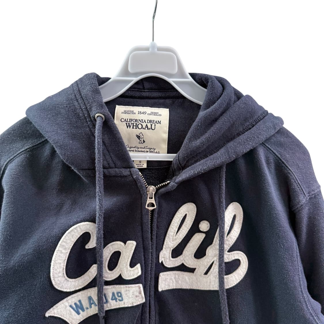 [S] 후아유 네이비 후드집업 상품이미지5