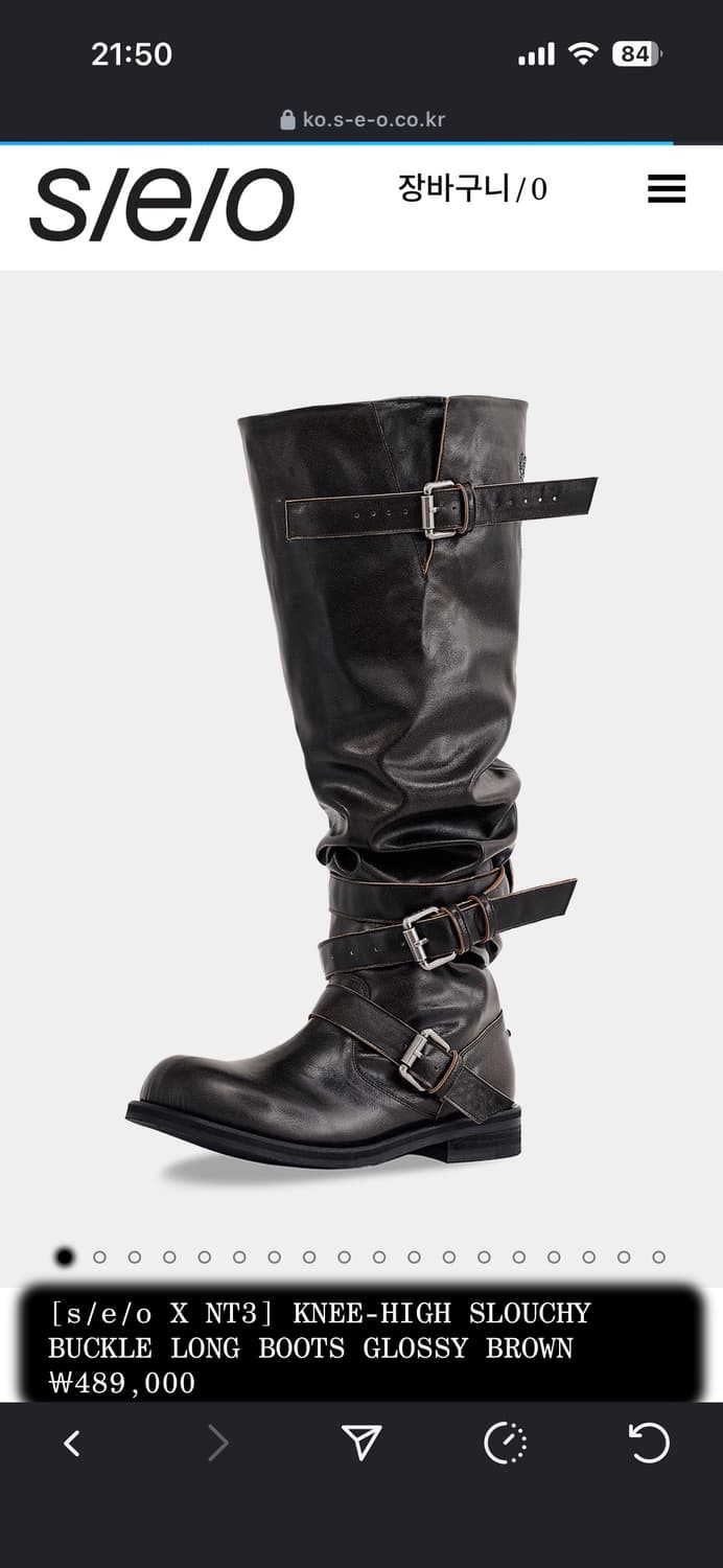 SEO 네거티브쓰리 니하이 롱부츠 상품이미지1