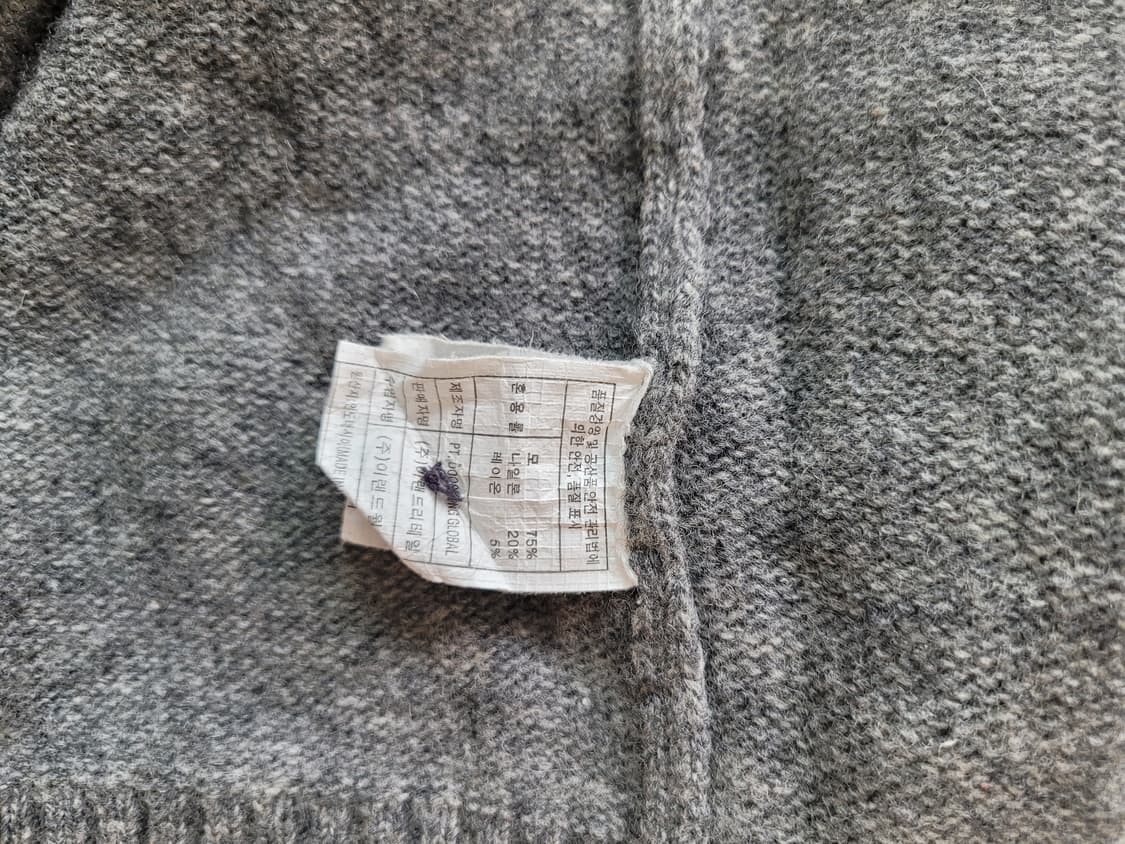 스파오 SPAO 남자 6버튼 울 가디건 100 그레이 상품이미지10