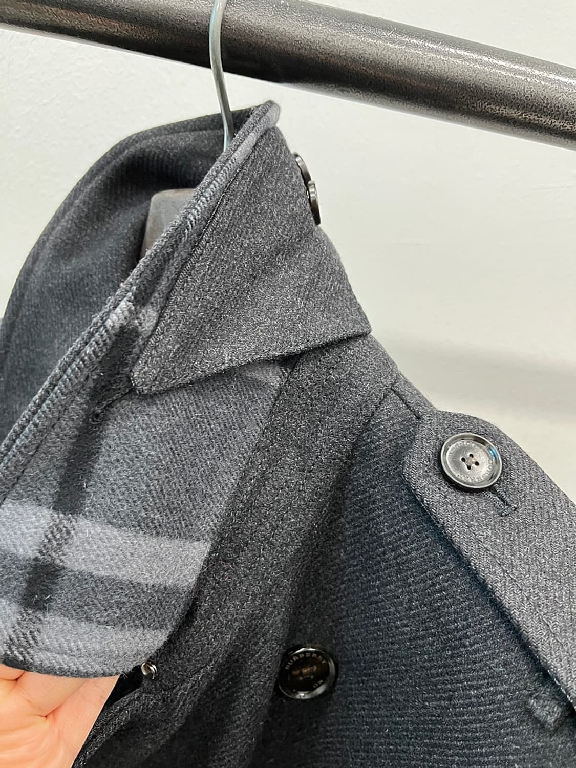 100) 버버리 울 더블코트  상품이미지6