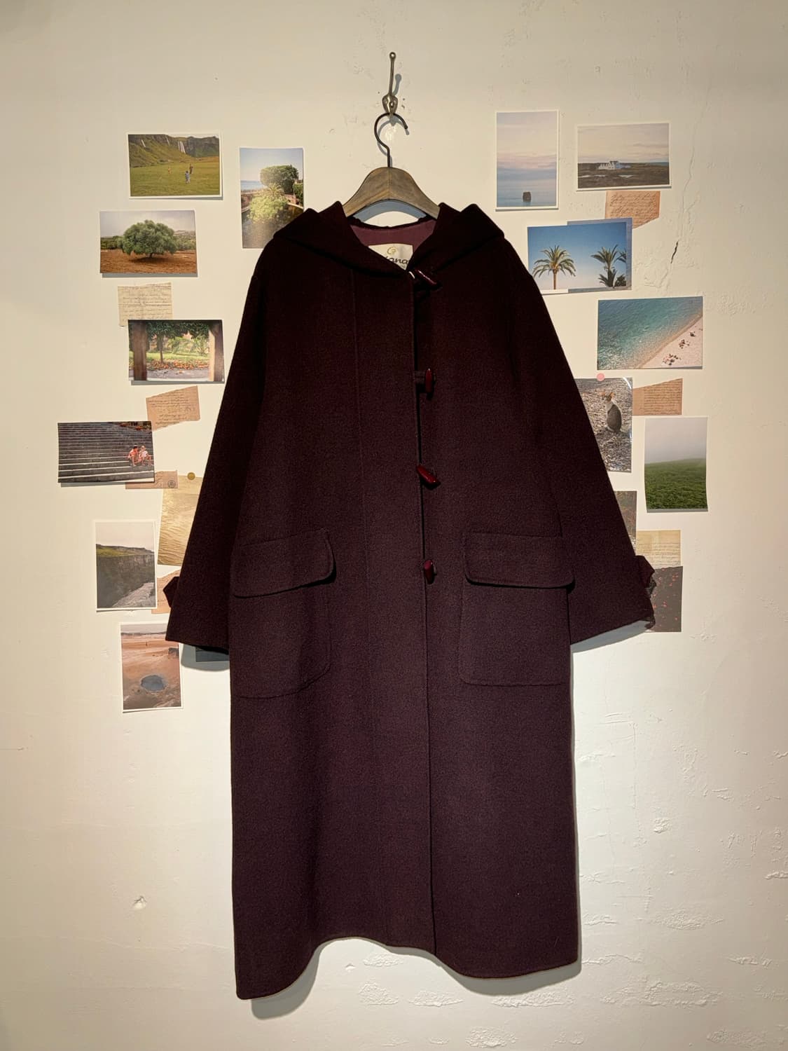 롱 후드 코트 상품이미지1