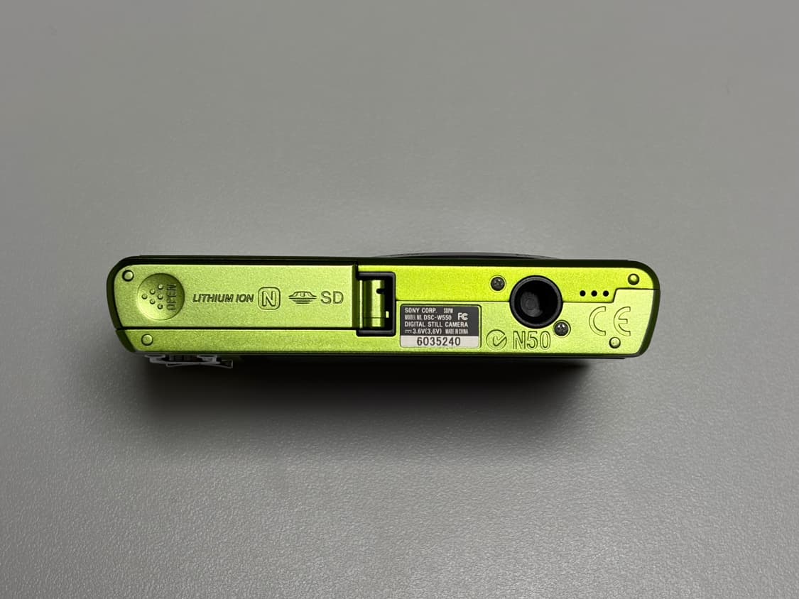 소니 사이버샷 DSC-W550 그린 빈티지 디카 상품이미지4