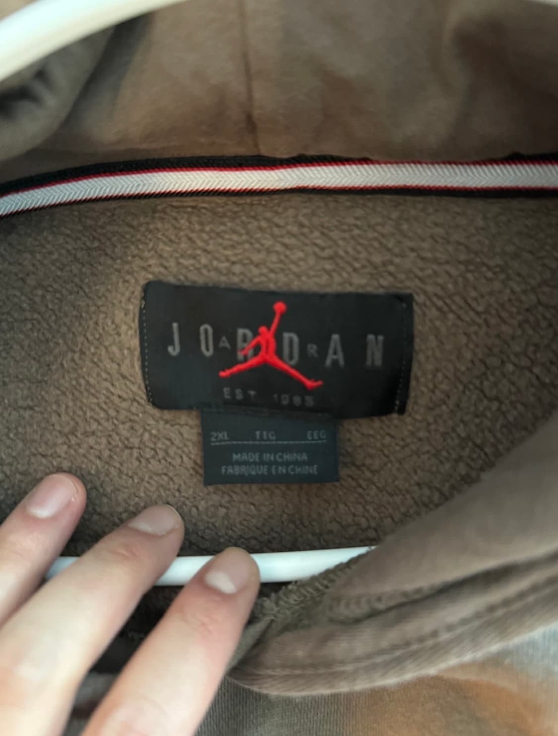 조던 브라운 후드티 상품이미지3