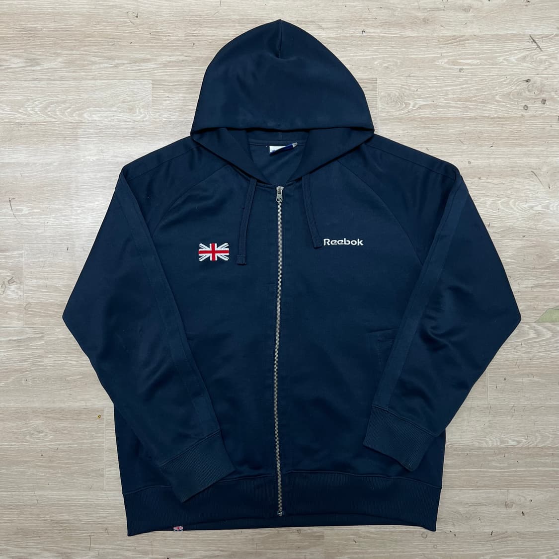 리복 클래식 유니언잭 자수로고 후드집업 [네이비] 2XL/110 상품이미지1