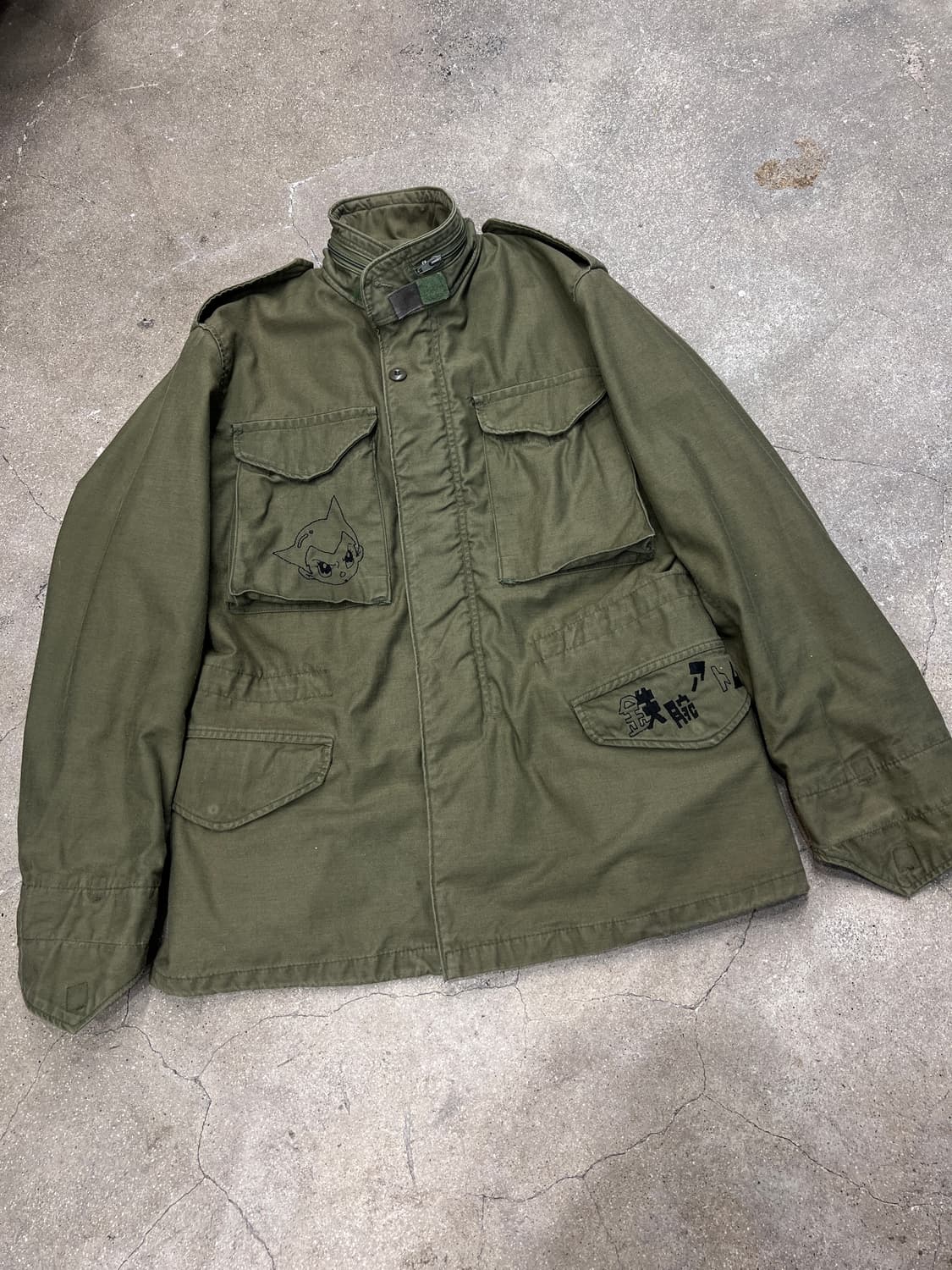 80’s M-65 필드자켓(자수 커스텀) 상품이미지2