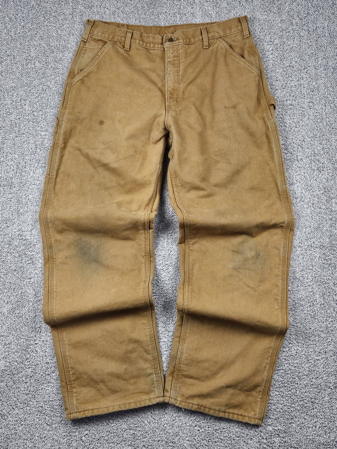 칼하트 헤비 플란넬 카펜터 캔버스 워크 팬츠 (36X32) / 10308 상품이미지2