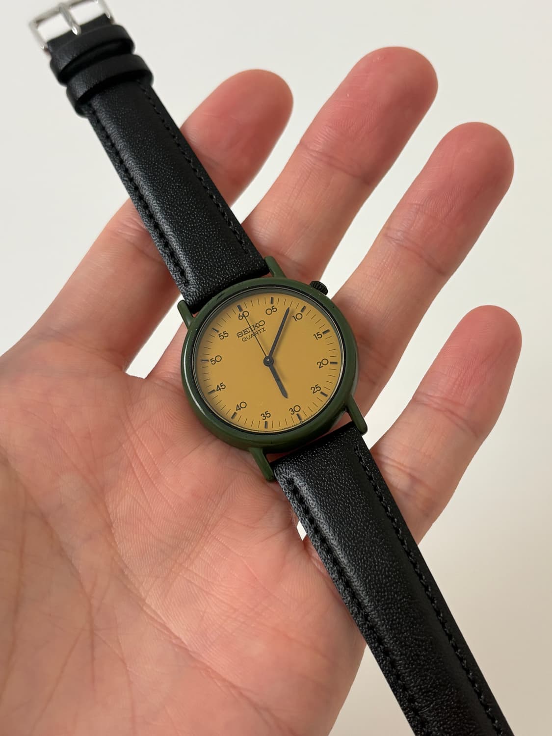 1980s Avenue Yellow Dial Field Quartz 상품이미지2