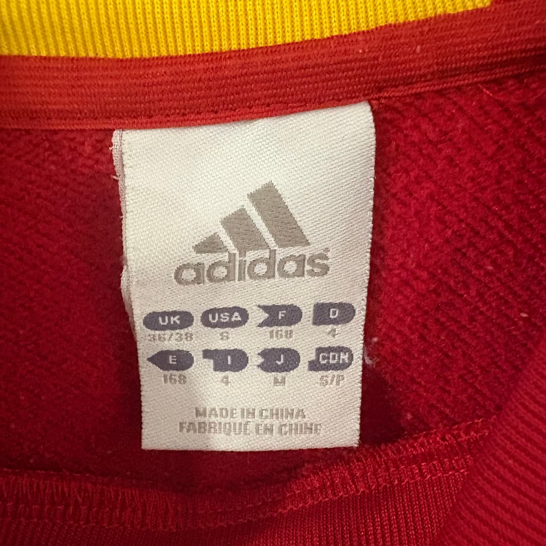 아디다스 스페인 국대 트레이닝 상의 S 상품이미지4