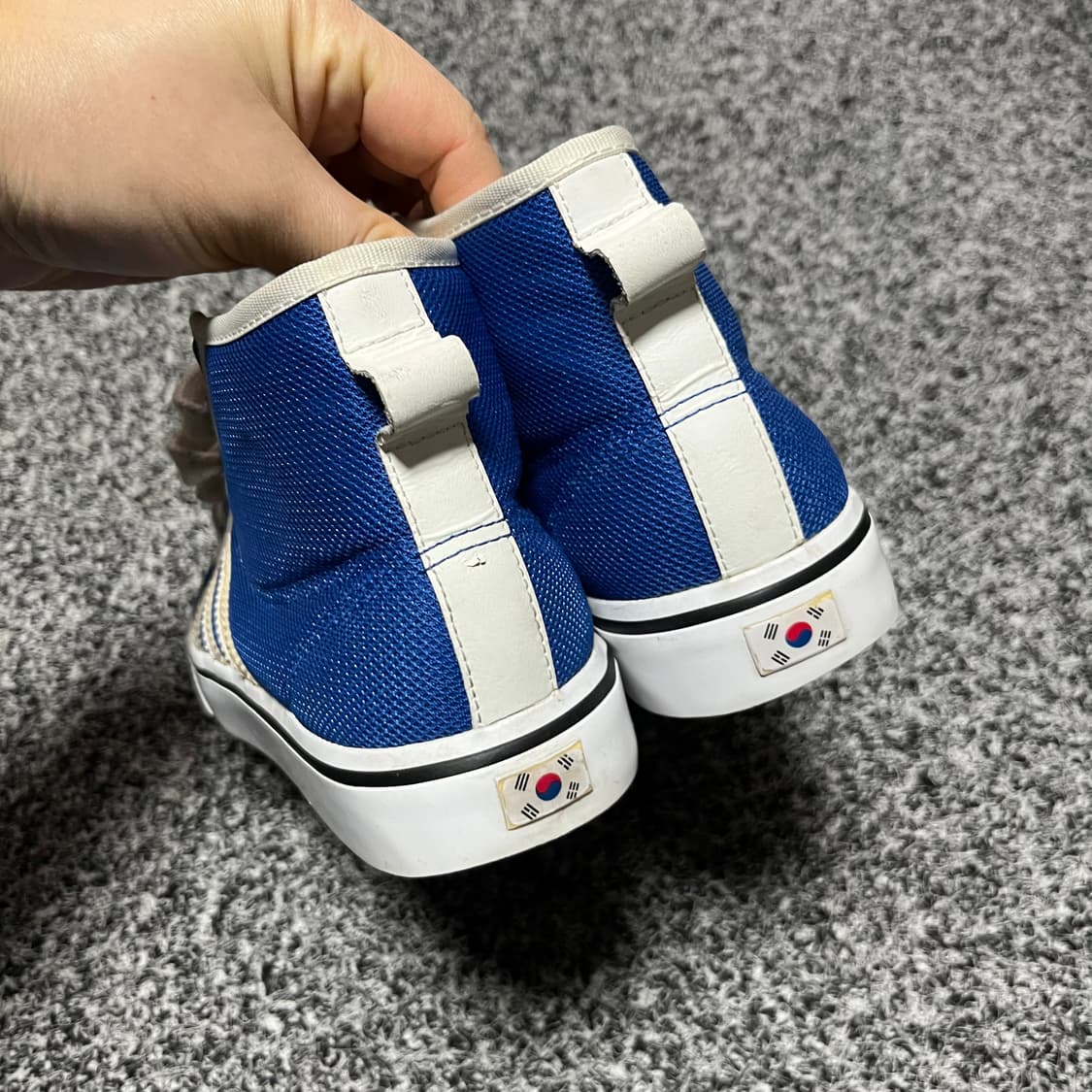 아디다스 니짜 하이 스니커즈 블루 235 상품이미지4