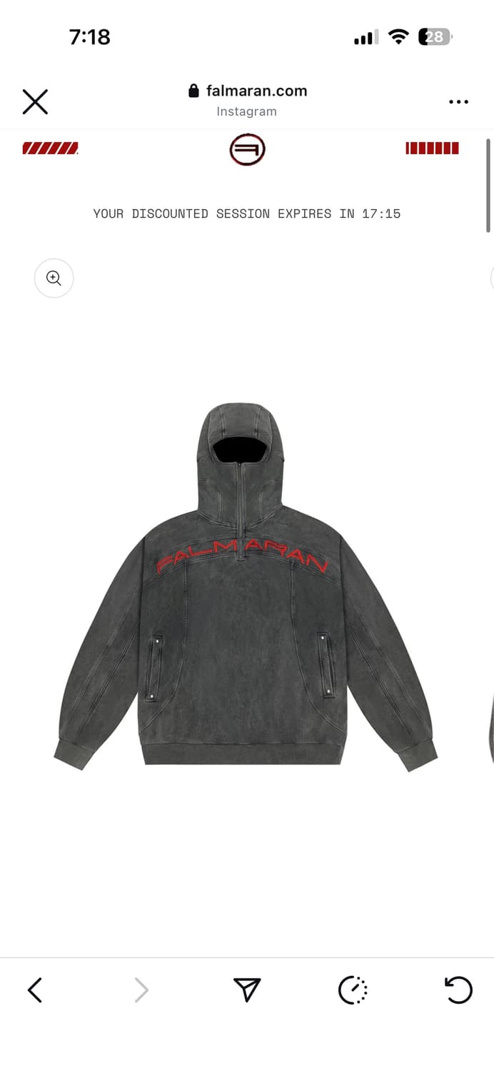 falmaran hoodie grey  상품이미지2