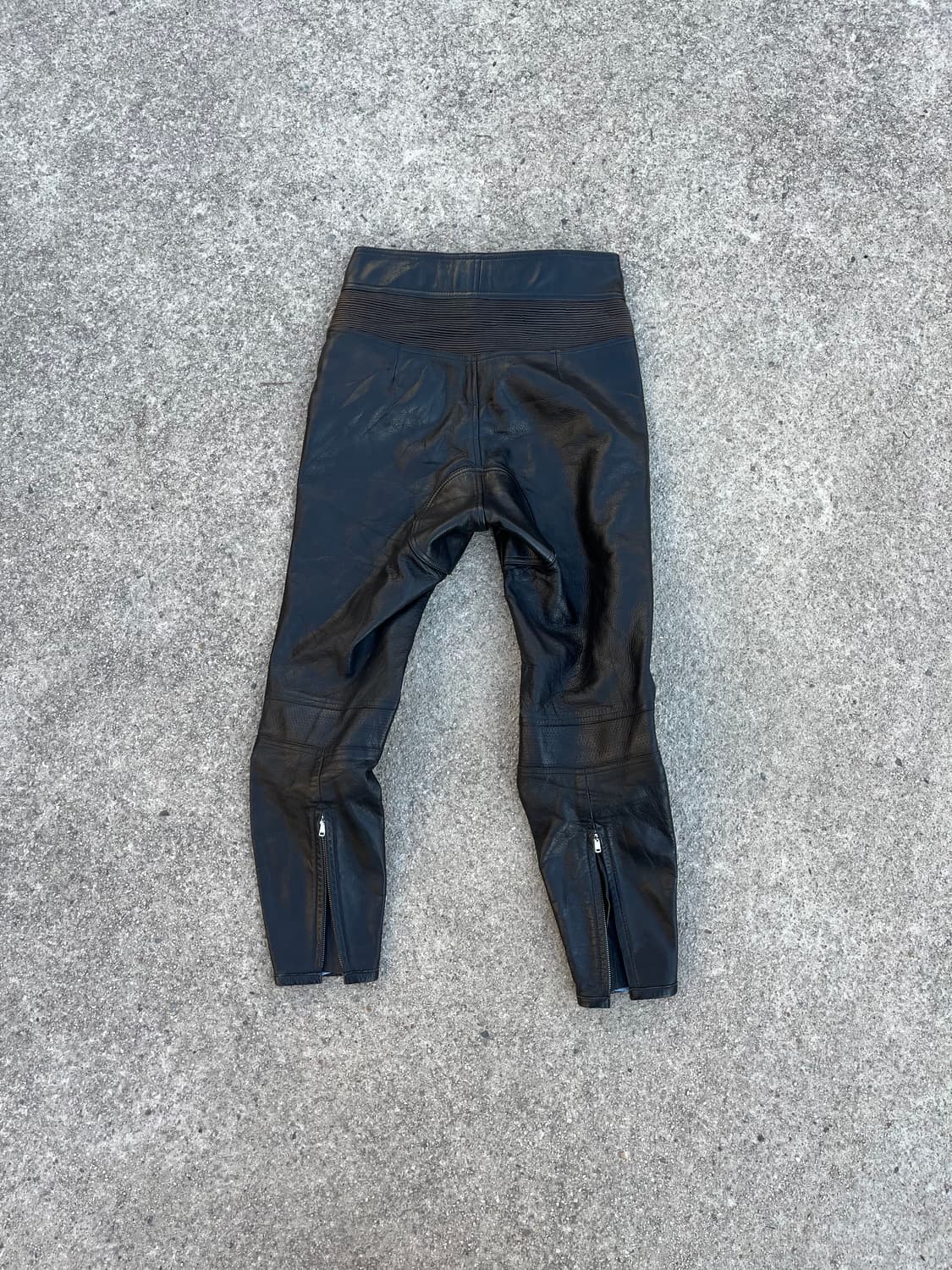 Vintage 바이커 디테일 레더 팬츠 상품이미지5