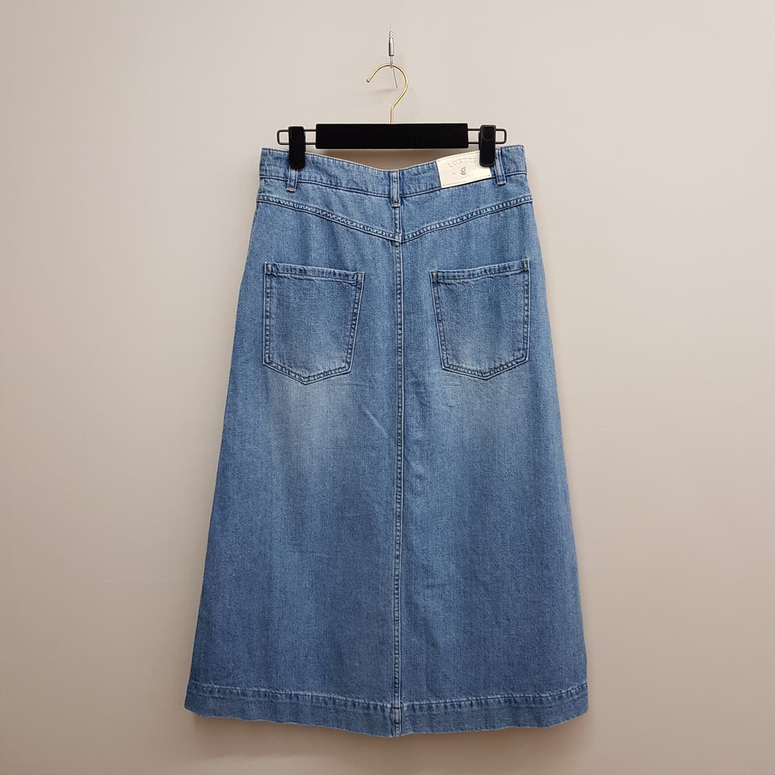 한섬 SJSJ 2024 데님 A라인 롱 스커트 67-98사이즈 상품이미지4