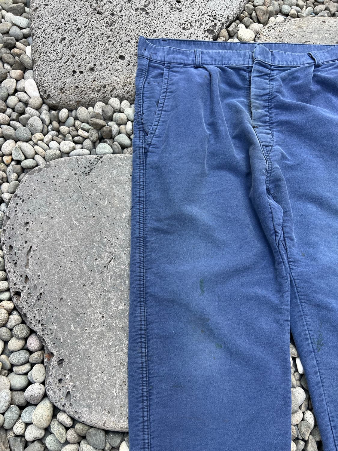(36인치)OLD VINTAGE FADED BLUE 몰스킨워크팬츠 상품이미지5