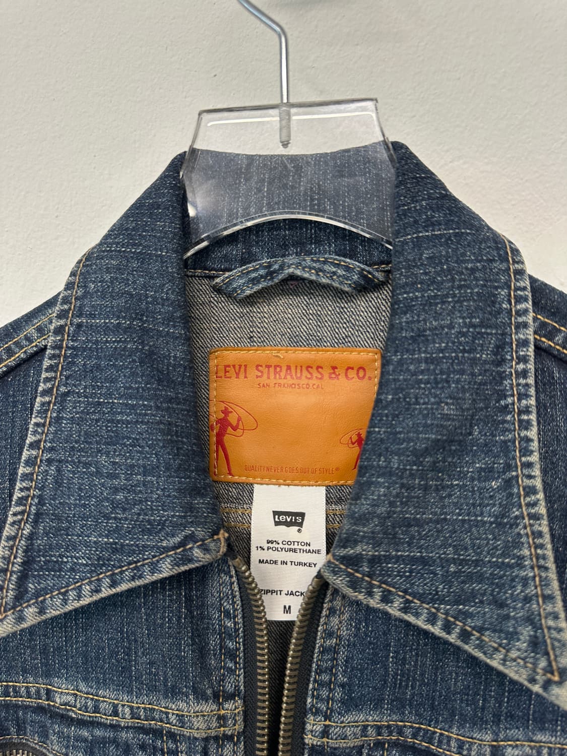 리바이스 지퍼 데님자켓 상품이미지3