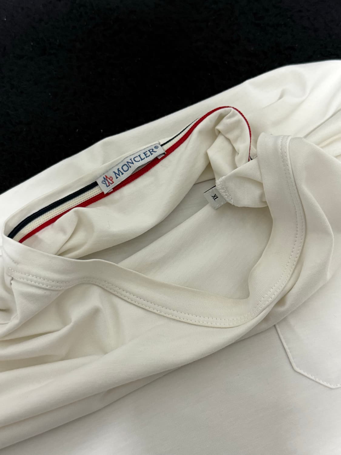 MONCLER 몽클레어 패치 로고 반팔 XL 상품이미지3