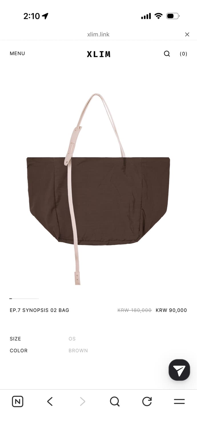 EP.7 SYNOPSIS 02 BAG (brown) 상품이미지2
