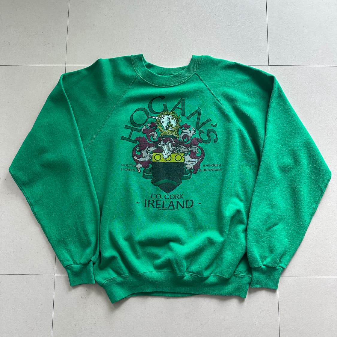 80s 빈티지 헤인즈 아일랜드 맨투맨 XL 상품이미지1