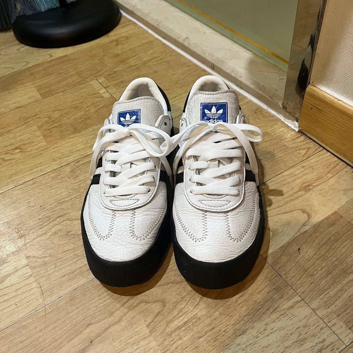 (W235) 아디다스 오리지널 삼바 로즈 화이트 블랙 검 상품이미지2