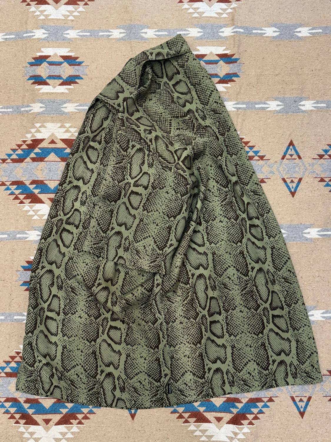 [XL] 슈프림 스네이크 숏슬리브 셔츠 올리브 - 24SS 상품이미지6