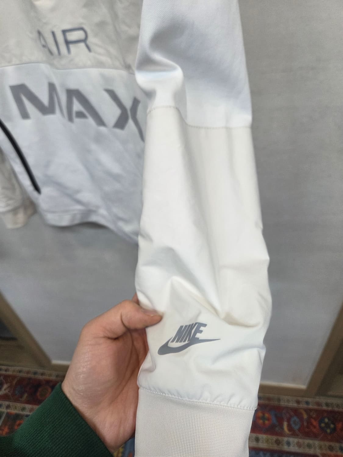 나이키 해외판 에어맥스 하프집업 우븐 기능성 아노락 M 상품이미지5