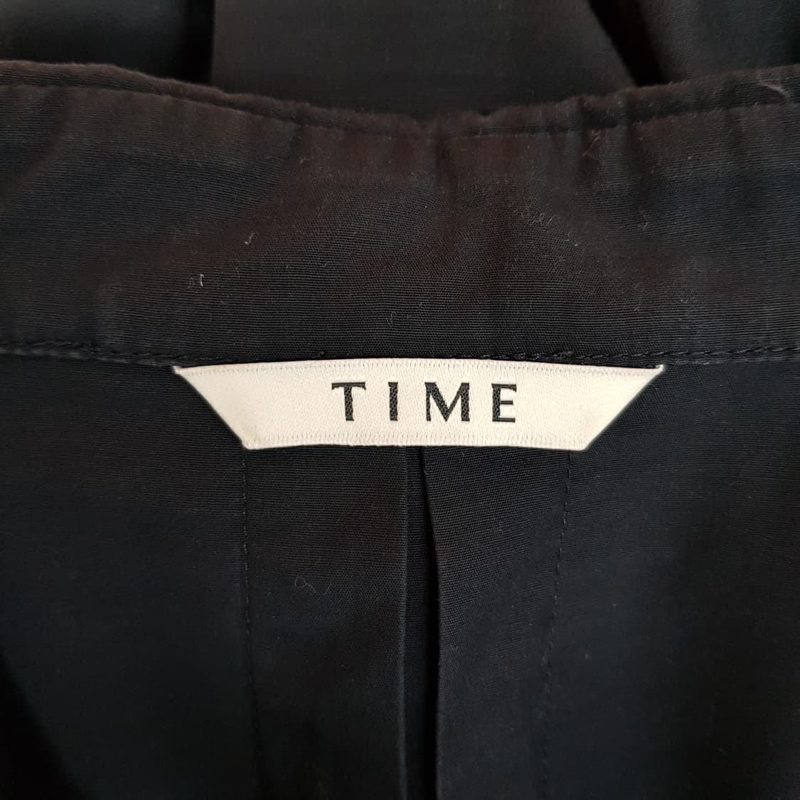 한섬 타임 TIME 2022 오픈카라 버튼 셔츠 100사이즈 상품이미지7