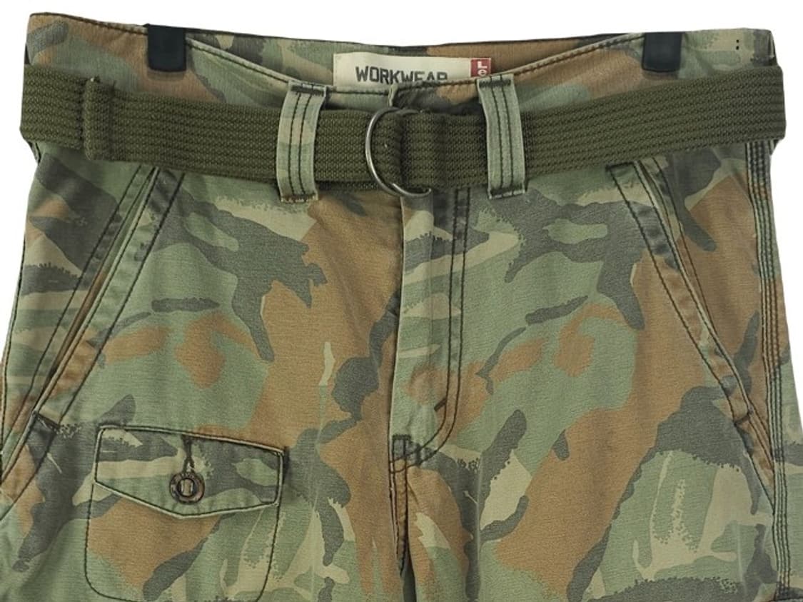 [리바이스] 00s Y2K 빈티지 카모 패턴 카고 반바지 M20983 상품이미지4