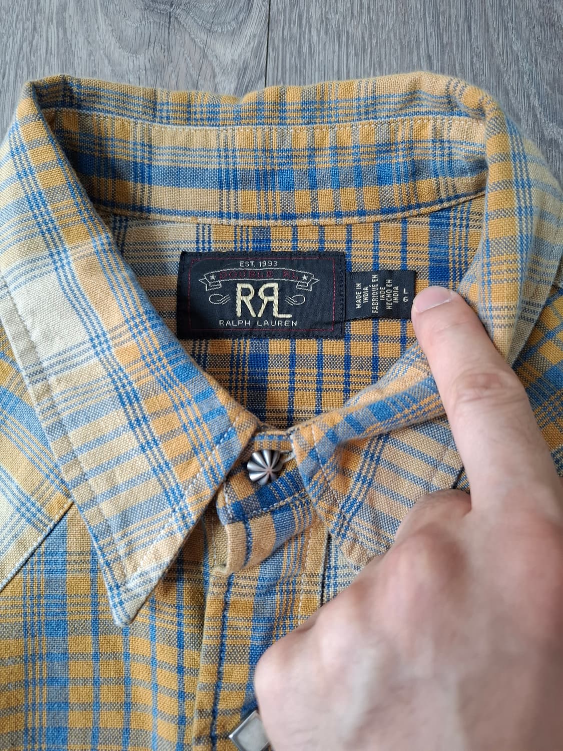 L 더블알엘 사우스투스 플래드 트윌 웨스턴 셔츠 상품이미지2