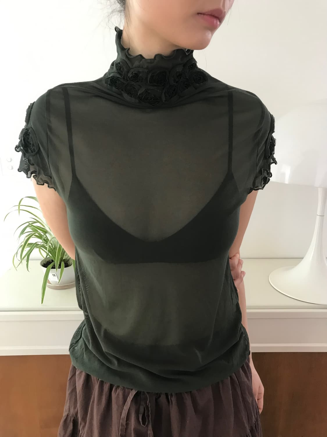vintage flower lace top 상품이미지3