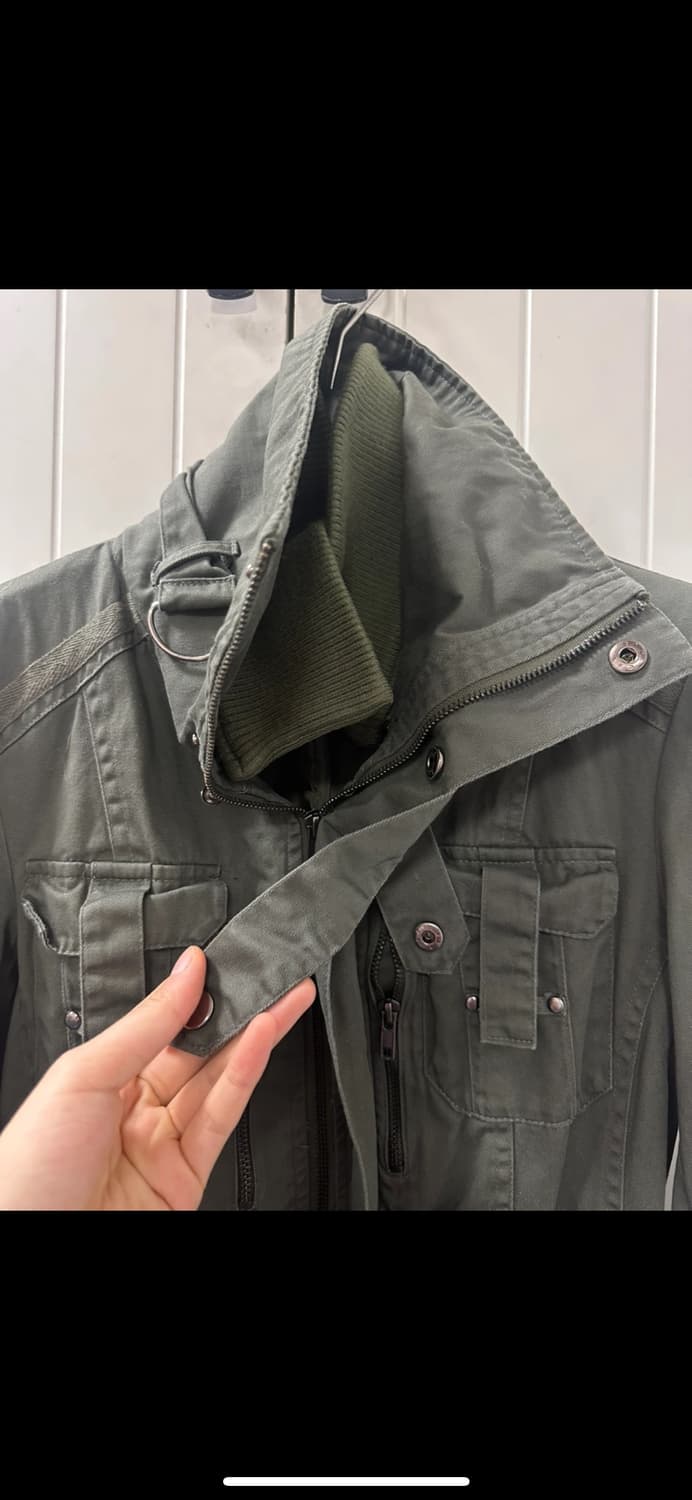 Khaki Color Military Jacket 상품이미지4