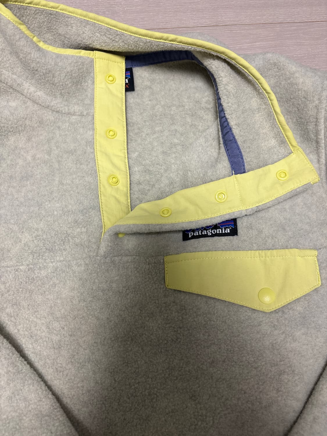 파타고니아 라이트웨이트 신칠라 스냅-T 플리스 풀오버 오트밀 헤더 상품이미지5