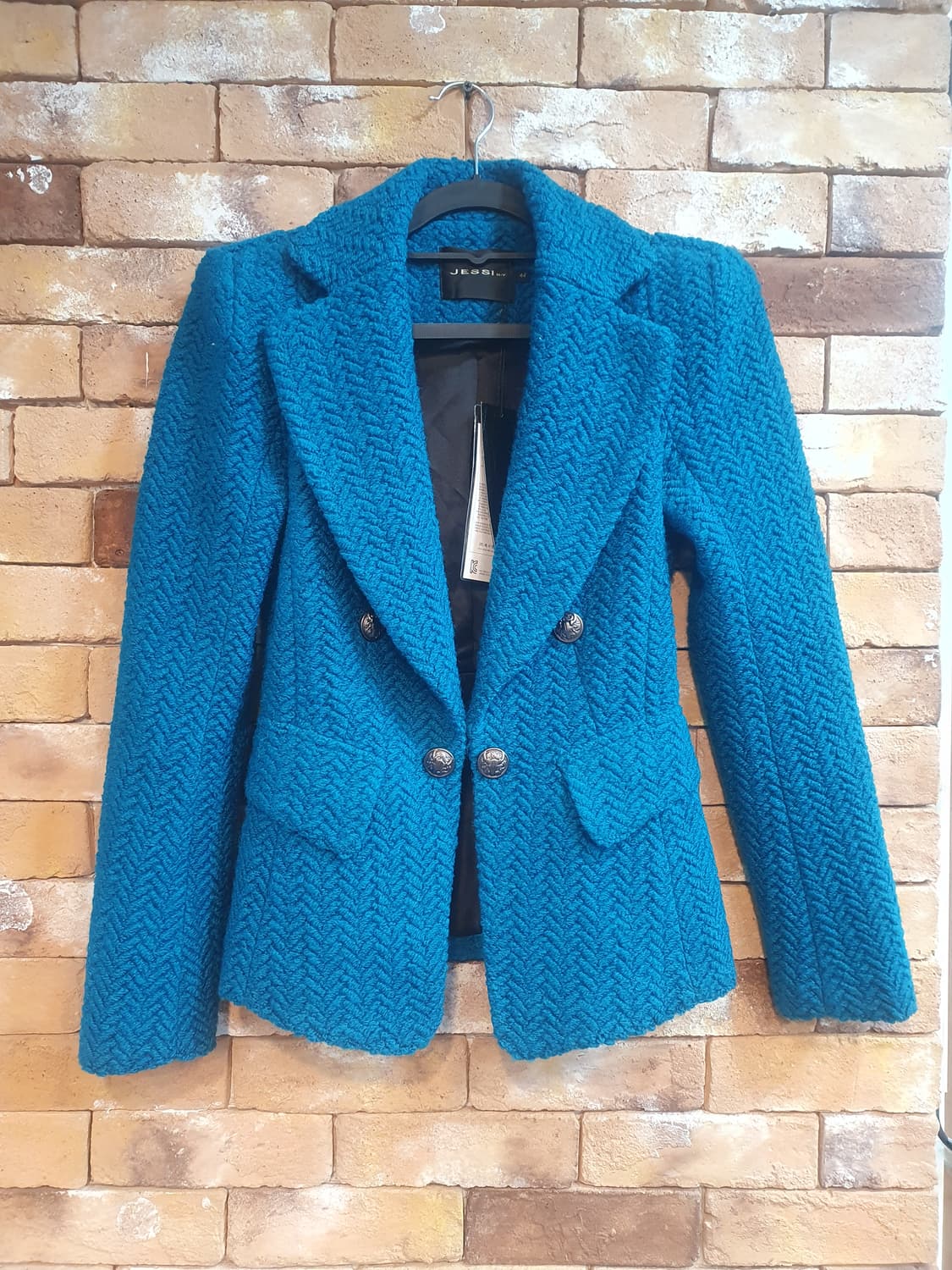 새상품)JESSI N.Y 트위드 자켓 그린 44 상품이미지1