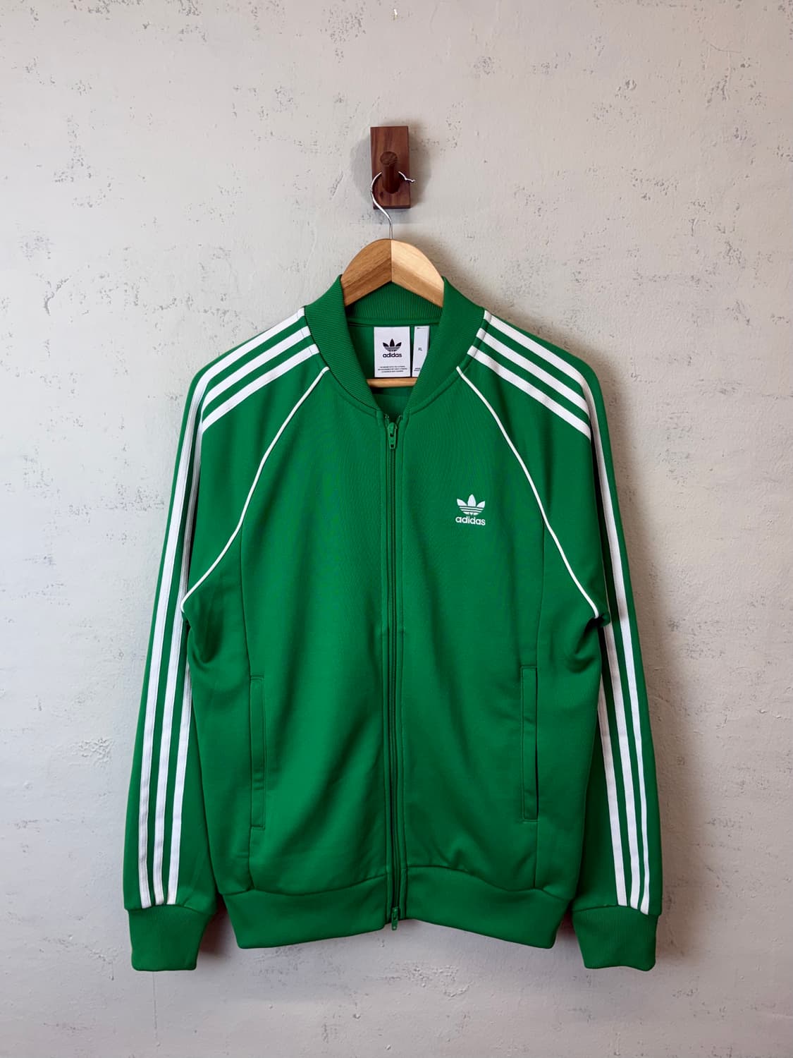 아디다스 파이어버드 SST 삼선 트랙탑 그린 져지 상품이미지1