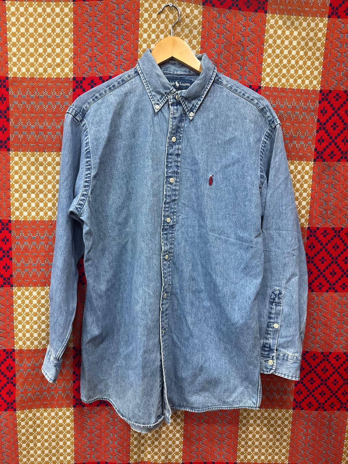00s 폴로빈티지 데님셔츠 m 상품이미지1