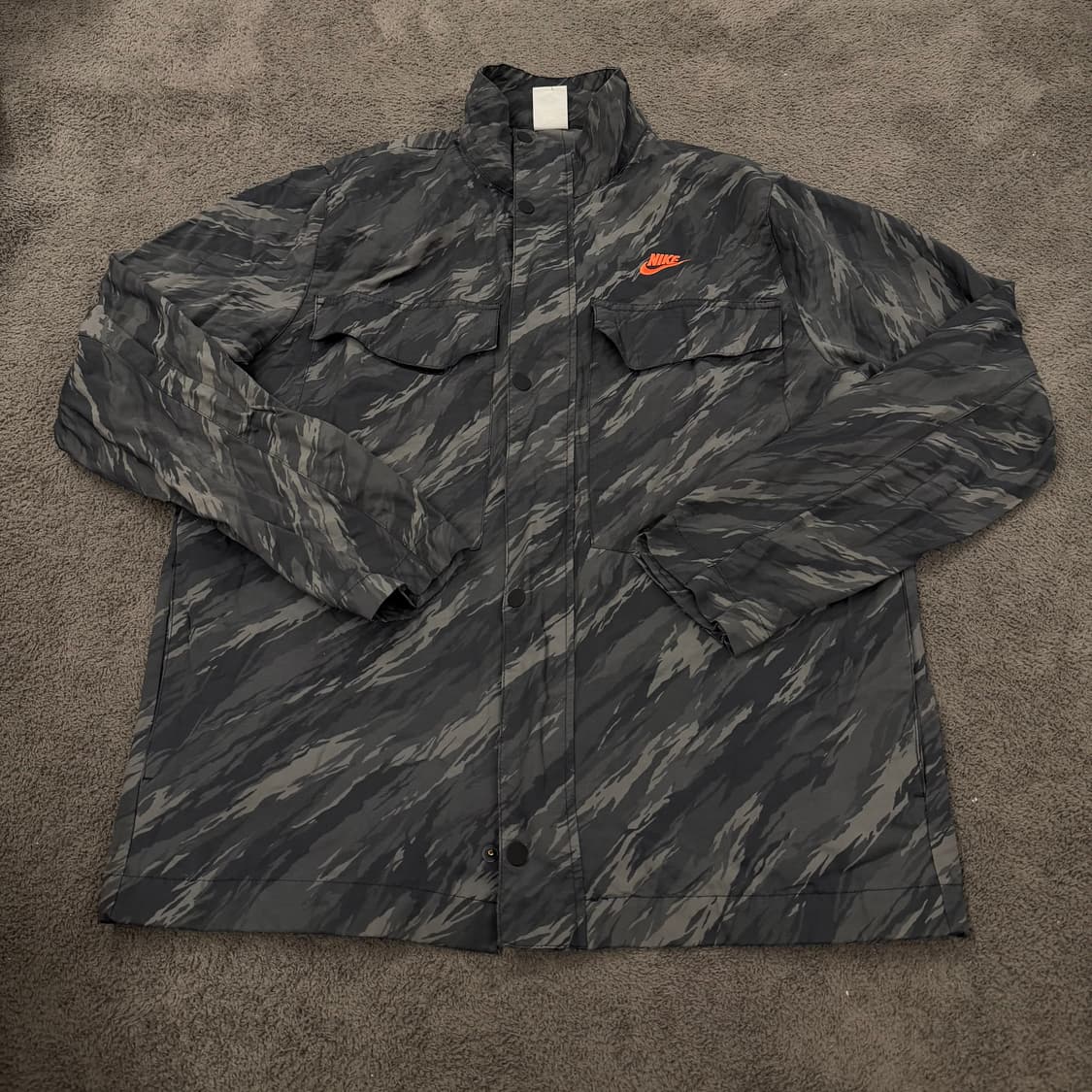 [정품/XXL] 나이키 NSW 밀리터리 카모 우븐 M65 바람막이 자켓 상품이미지2