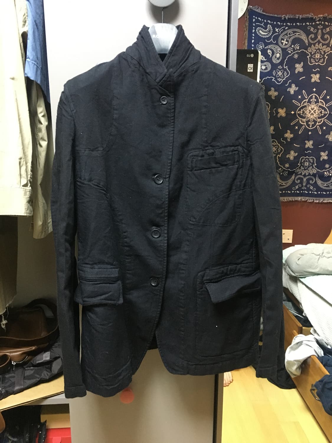 꼼데가르송 옴므 스트라이프 큐프로 리버서블  자켓 상품이미지2