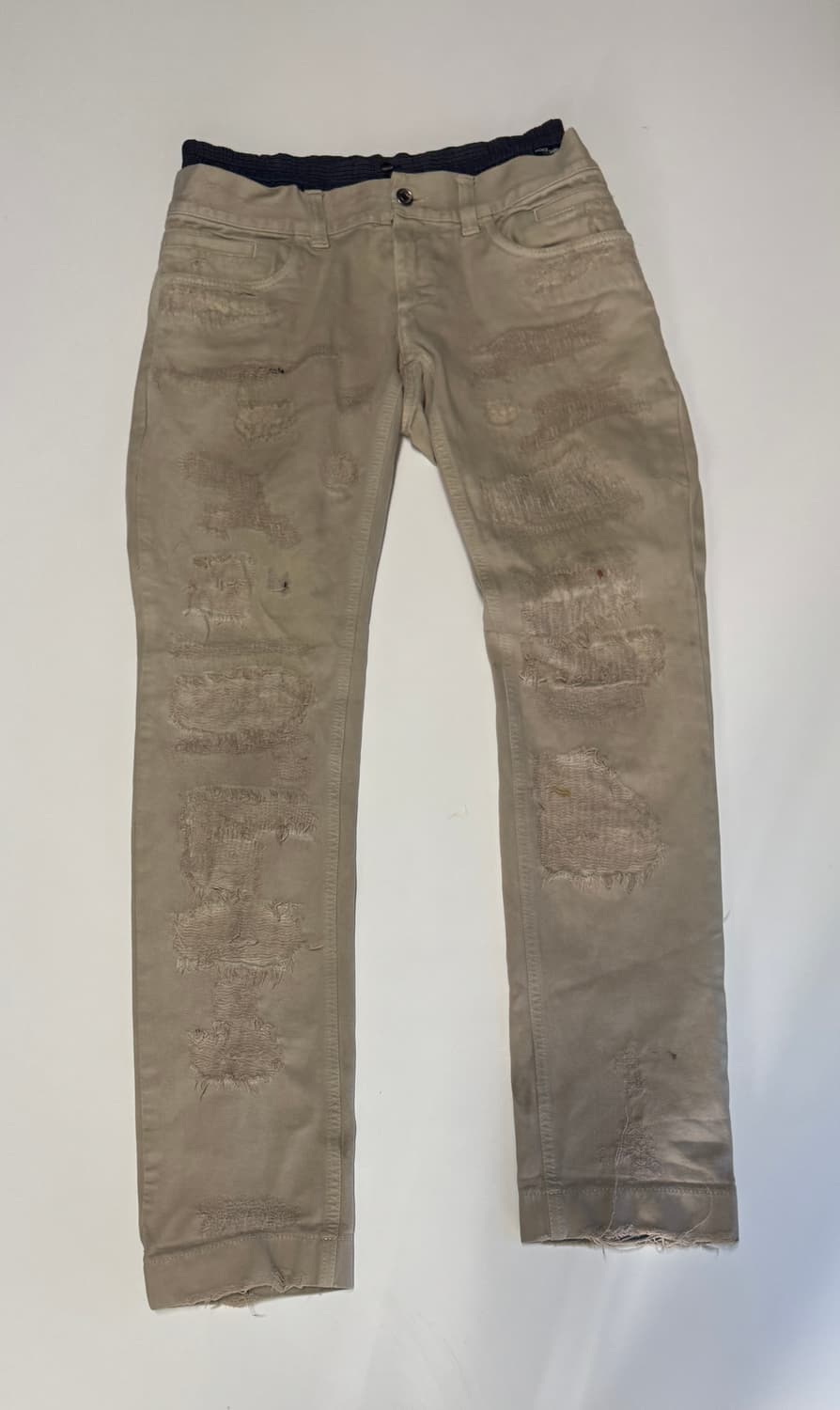 희귀!! 돌체앤가바나 아카이브 데미지 레이어드 팬츠 32.2인치 상품이미지1