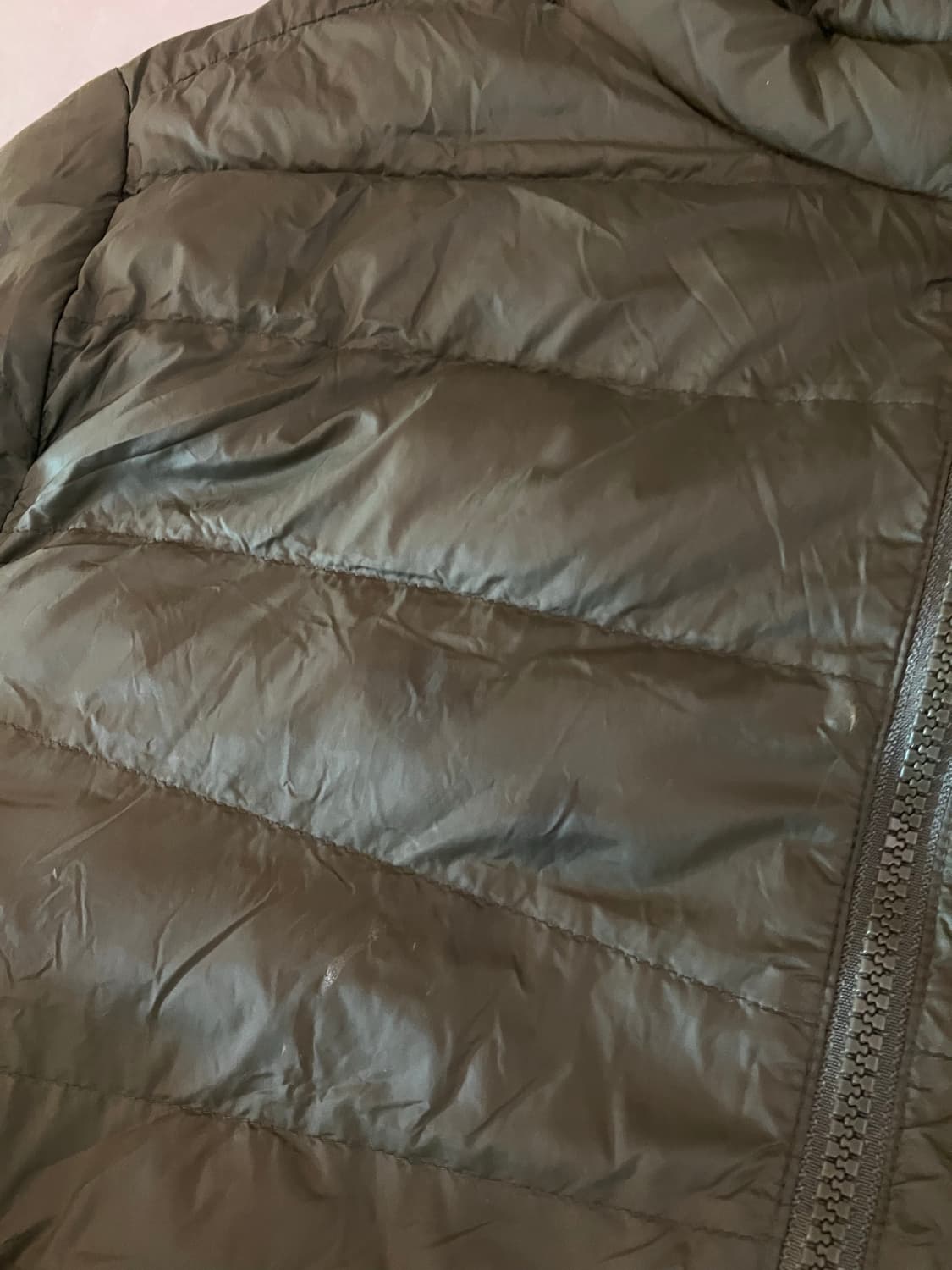 컬럼비아 올리브 그린 경량패딩 카키 상품이미지8