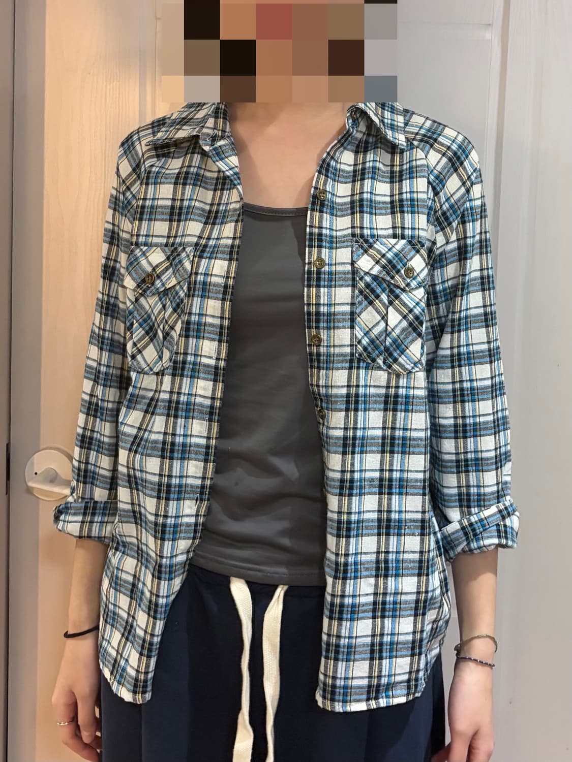 체크셔츠(착샷0) 상품이미지3